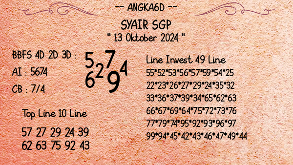 Prediksi SGP